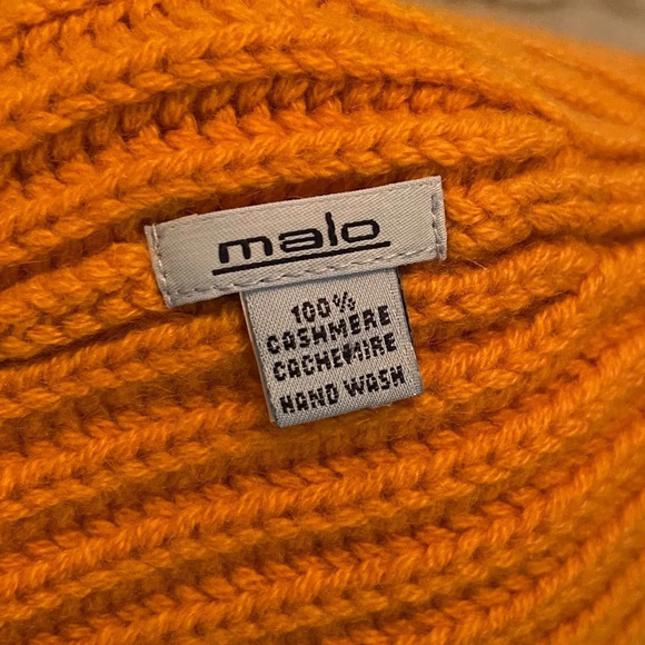 MALO CASHMERE 100% Cashmere Unisex Knit Beanie main image 5
